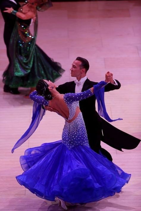 Ballroom dancing dresses. Ballroom dancing is as well liked as ever before, one reason is considered the countless movie films and television series which include dancing. In addition to the beneficial social advantages of dancing, your involvement within a regular course of ballroom dancing can develop significant mental and physical health rewards. Dancesport Costume, Dancing Ballroom, Ballroom Standard Dress, Ballroom Dance Competition Dress, Dance Couple, Ballroom Fashion, Standard Dance, Dancing Dresses, Dance Competition Dress