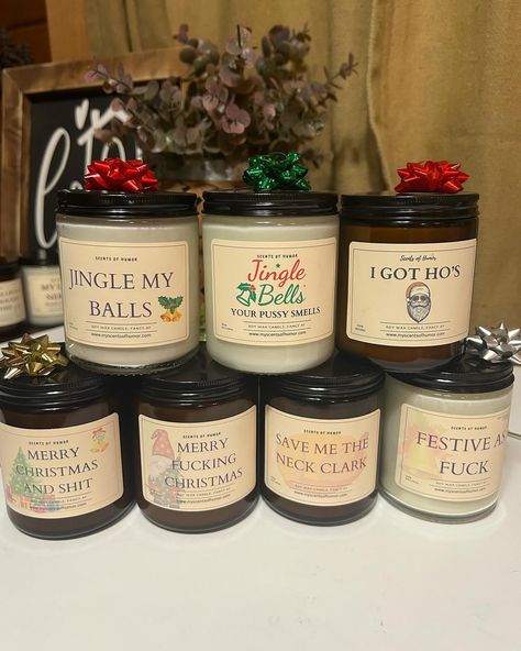 Christmas season is officially here! Grab some inappropriate candles from our online store today!🎄🎅www.myscentsofhumor.com Inappropriate Candles, Funny Candles, Instagram Christmas, 2023 Christmas, November 23, Christmas Season, Christmas Seasons, Scents, Online Store