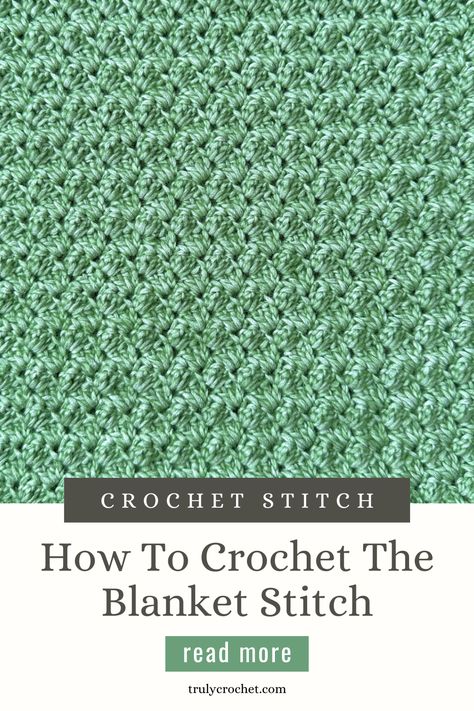 the blanket stitch Crocheted Blanket Stitch, Dc Blanket Crochet, Single Double Crochet Blanket, Crochet Blanket Stitch Pattern Free, Easy Textured Crochet Blanket, Uk Crochet Stitches, Crochet Tuscan Stitch, Seed Stitch Crochet Blanket, No Hole Crochet Blanket Patterns