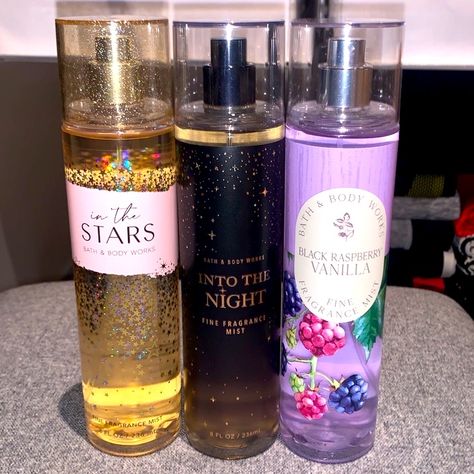 Bath And Body Works Fine Fragrance Mist Bundle Includes : In The Stars Into The Night Black Raspberry Vanilla Black Raspberry Vanilla Bath Body Works, Bath N Body Works, Body Hygiene, Bath And Body Works Perfume, Body Bath, Black Raspberry Vanilla, Shower Skin Care, Fine Fragrance Mist, Moisturizing Body Lotion