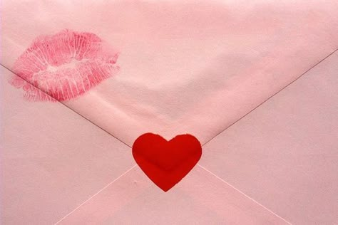 Envelope With Kisses Aesthetic, Red Love Letter Aesthetic, Pink And Red Love Aesthetic, Cupid Moodboard, Love Aesthic, Love Widgets, Valentine Core, Pink Paper Texture, Red Love Aesthetic