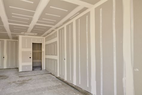 A drywall installation isn't done until you have taped and mudded all the seams. Mudding Drywall, Hang Drywall, Sheetrock Repair, Knockdown Texture, Wall Partitions, Hanging Drywall, Drywall Finishing, Drywall Tape, Drywall Mud