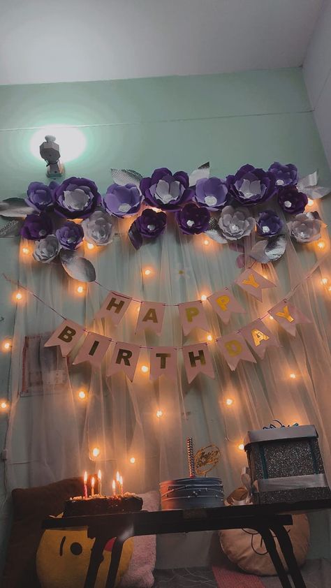 Hostel room birthday decoration Room Birthday Decoration, Surprise Birthday Decorations, Hostel Room, Birthday Room Decorations, Simple Birthday Decorations, Mother Birthday, Birthday Decoration, Birthday Surprise, Birthday Celebration