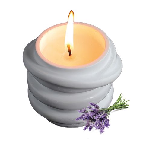 PRICES MAY VARY. Lavender Scent - A small light that emits the scent of lavender, full of calm, peace and happiness, will illuminate your home and make any room in your home (e.g. bathroom, living room, kitchen) smell of lavender. Reusable Stone Jar - You can use the jar made of stone powder for many decorative options when the lavender scented candle is finished. Maybe a tiny flower pot, maybe a pencil holder... Meaningful Gift - A flower that takes its place after the lavender scented candle i Lavander Candle, Lavender Candles, Stone Powder, Lavender Scented Candle, Decorative Candles, Kitchen Smells, Dream College, Lavender Candle, College Apartment