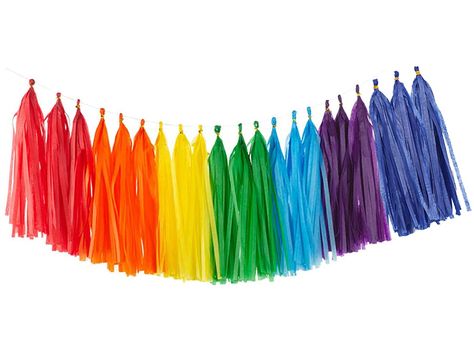 PRICES MAY VARY. Garland includes: 35 tassels.each color contains 5 tassels (separate them). Each tassel is about 13.5Inch long after assembled + FREE String + FREE Cable Ties for hanging these tassels Unique design -The edges are pre-cut and the tissue paper doesn't stick at the ends and it's easier to pull apart.These tissue paper tassel garland banner will be perfect match with gold paper pennant banner, happy birthday banner, tissue paper fan flower and balloon. Applications:This product can Party Tassel Garland, Rainbow Tassel Garland, Tassel Banner, Paper Tassels, Tissue Paper Tassel Garland, Money Box Wedding, Tissue Paper Tassel, Rustic Flower Girls, Wedding Card Holder