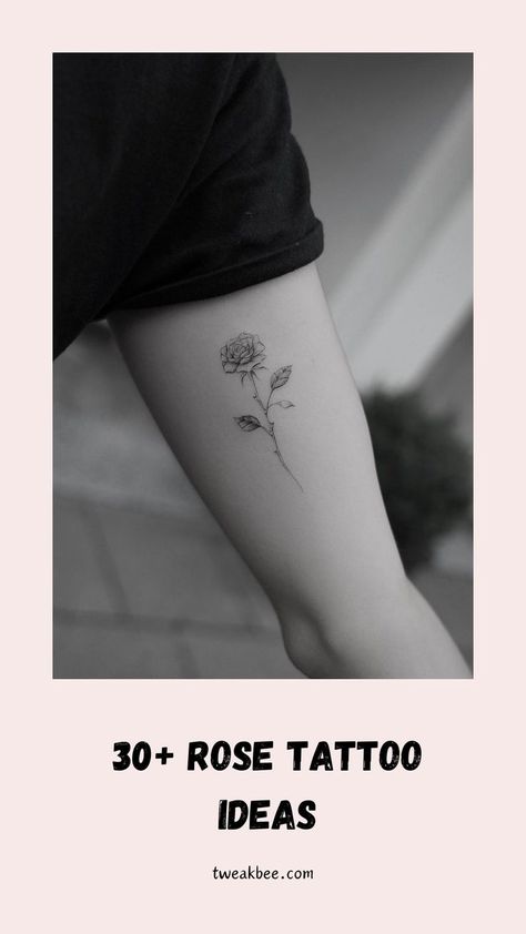 Rose Tattoo Delicate Rose Tattoo, Rose Tattoo Ideas, Rose Tattoo Design, Rose Tattoos, Rose Tattoo, The Rose, Flower Tattoos, Creative Inspiration, Timeless Beauty