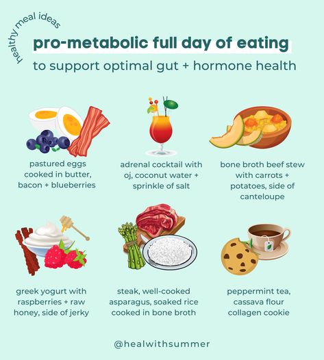 nourishing full day of pro-metabolic nutrition ✨ high in protein and minerals! follow me for more pro-metabolic nutrition ideas 🤍 #metabolismboost #whatieatinaday #foodlover #food #hormonebalancing #pcosdiet #ibsdiet pro-metabolic nutrition | healthy meal ideas | metabolism boosting foods | best foods for weight loss Pro Metabolic, Metabolic Diet Recipes, Metabolism Foods, Full Day Of Eating, Ibs Diet, Day Of Eating, Mind Diet, Metabolism Boosting Foods, Healthy Meal Ideas