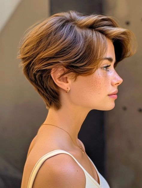 Revamp Your Look with Short Layered Haircuts Subtle Layers, Long Face Haircuts, Chic Bob, Short Hair Tomboy, Oval Face Haircuts, Stylish Short Haircuts, Stylish Short Hair, Short Shag Hairstyles, Natural Wavy Hair