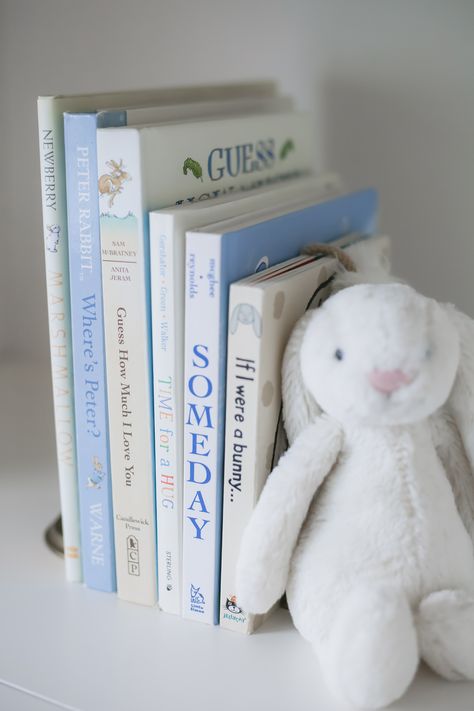 Bunny Nursery Decor, Nursery Book, Dream Nursery, Bunny Nursery, Board For Kids, Grey Nursery, Blue Nursery, Project Nursery, Nursery Decor Girl