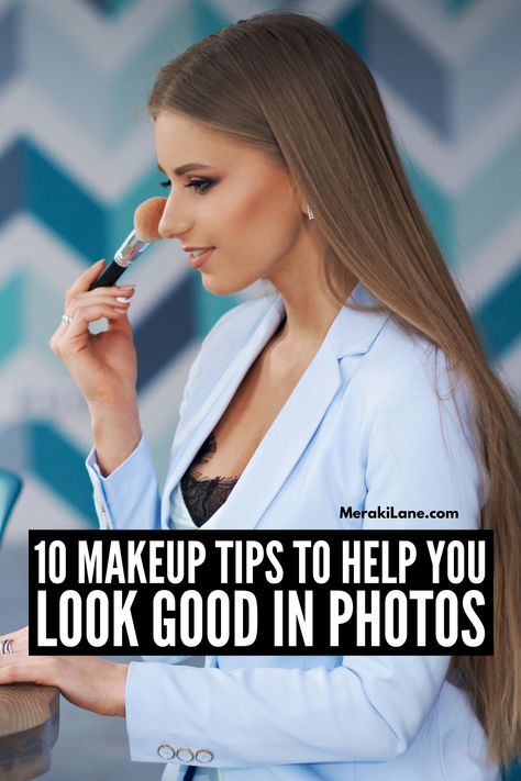 Tips For Looking Good In Pictures, Best Photo Makeup, Picture Perfect Makeup Looks, Make Up Looks For Graduation Pictures, Makeup For Photography Tips, Hair For Pictures Photo Shoots, Make Up For Pictures Photography, Fall Photo Makeup Ideas, Tips For Headshot Photography