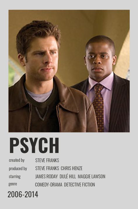 Psych Tv Show Poster, Psych Tv Show Wallpaper, Psych Tv Show Aesthetic, Psych Poster, Film Scrapbook, Psych Movie, Psych Tv Show, Steve Franks, Seasonal Wallpaper