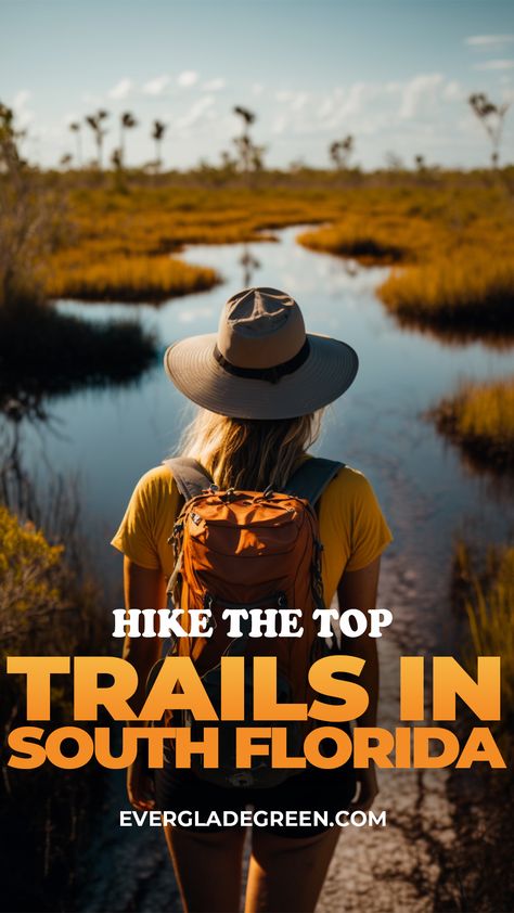 Get lost in the wonder of South Florida's lush landscapes with these amazing hiking trails. 🌾🚶‍♂️ #Hiking #HikingTrails #TravelInspo #SouthFlorida #NatureLovers #FloridaTrails #DiscoverFlorida Hiking In Florida, Davie Florida, Best Hikes, Florida Travel, Travel Inspo, Travel Bucket List, South Florida, Hiking Trails, Lush