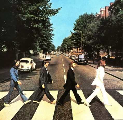 Influential Photographs: The Beatles’ Abbey Road Album Cover, 1969 by Iain Macmillan Abby Road, Road Poster, Paul Is Dead, Spring Recruitment, Modern Myth, Beatles Abbey Road, Surreal Photos, Abbey Road, Iconic Photos