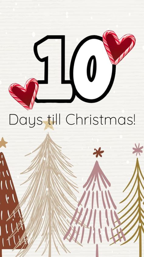 10 days till Christmas! Like if you can’t wait! #christmas #christmasiscoming #winter #cantwaitforchristmas2023 10 Days Till Christmas Countdown, Days Till Christmas Countdown, Days Till Christmas, Christmas Is Coming, Christmas Countdown, Christmas Is, 10 Days, 10 Things, Christmas