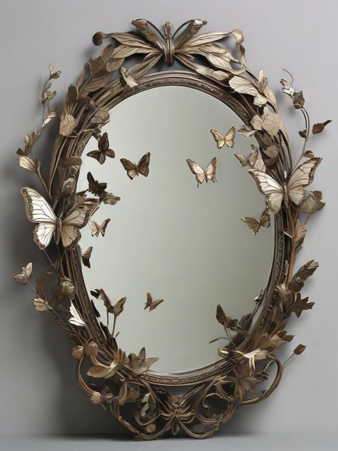 Transform your space with the enchanting allure of ‘Fluttering Elegance’ butterfly mirror design. Elevate your home decor with the delicate beauty of butterflies. 🦋✨🪞 #ButterflyMirror #ElegantDesign #HomeDecorFlutter #PinterestMirrorMagic Butterfly Mirror, Mirror Design, Illustration Ideas, Delicate Beauty, Functional Furniture, Elevate Your Home, Mirror Designs, Diy Handmade, Decor Project