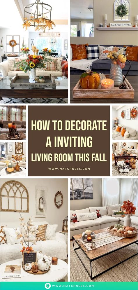 Fall Living Room Decor Warm Colors, Fall Room Design, Fall Decor Living Room Cozy, Cozy Fall Living Room, Autumn Living Room, Fall Throw Blanket, Inviting Living Room, Fall Living Room Decor, Fall Living Room