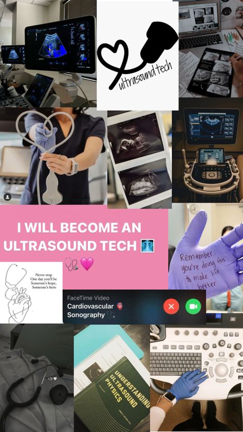 Ultrasound School, Ultrasound Physics, Obstetric Ultrasound, Sonography Student, Nursing School Inspiration, Nursing Goals, Nursing Motivation, Ultrasound Technician, Diagnostic Medical Sonography