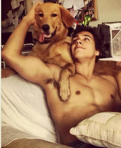 Hot Dudes With Dogs Will Have You Drooling More Than Man's Best Friend Austin Mahone, Tyler Hoechlin, The Perfect Guy, Dylan O'brien, Man Candy, Boys Boys Boys, Hello There, Mans Best Friend, Yes Please