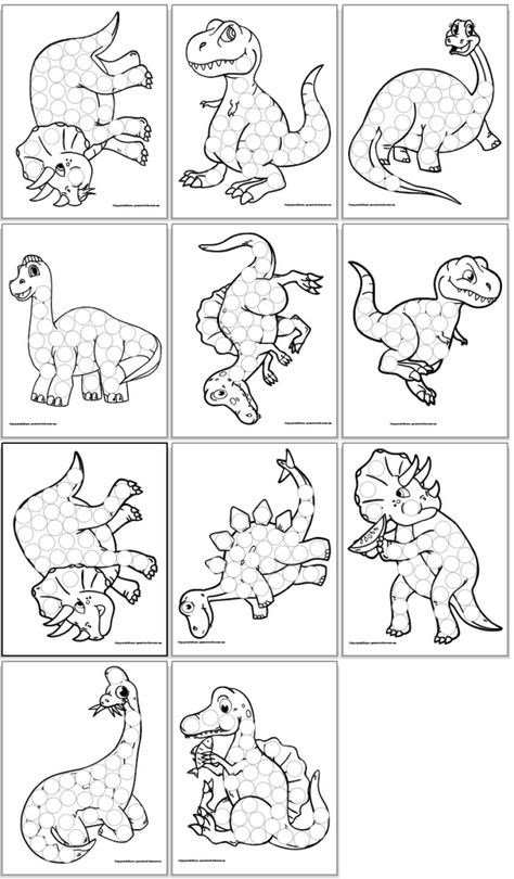 Dinosaur Art Activity Preschool, Dino Day Preschool, Build A T Rex Printable, Dinosaur Printable Activities, Dinosaur Dot Painting, Dinosaur Social Studies Preschool, D Is For Dinosaur Preschool, Dinosaur Qtip Craft, Dinosaur For Preschool Activities