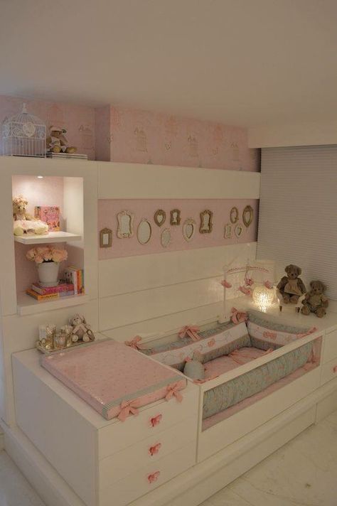 Pink Baby Room, Nursery Baby Room, Baby Bedroom, Baby's Room, Baby Crib, Baby Furniture, Pink Baby, Baby Decor