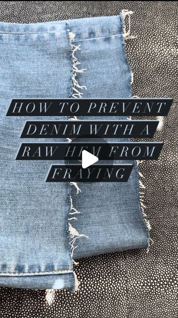 Rebecca Kahane Pankow on Instagram: "How to prevent jeans from fraying. Have your jeans ever frayed before?" How To Crop Jeans, Frayed Jeans Diy, Raw Jeans, Frayed Jeans, Raw Hem Jeans, Cropped Jeans, Wardrobe, On Instagram, Fashion Tips