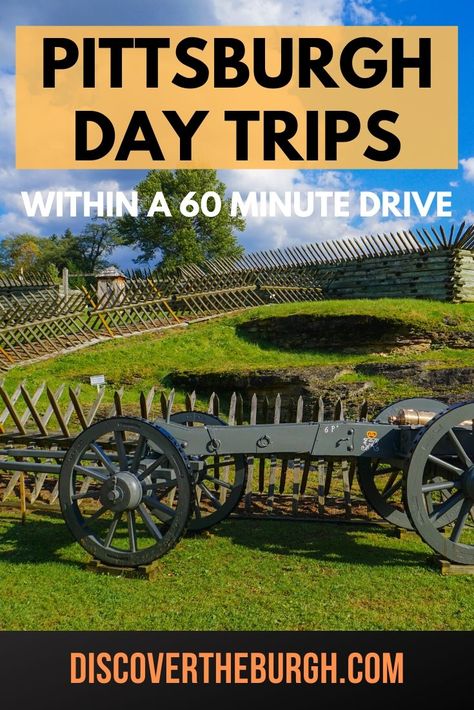 7 Pittsburgh Day Trips Within an Hour Drive of Downtown Day Trips From Pittsburgh, Pittsburgh Activities, Fall Drive, Visit Pittsburgh, Downtown Pittsburgh, Goose Clothes, Area Activities, Retirement Ideas, Pennsylvania Travel