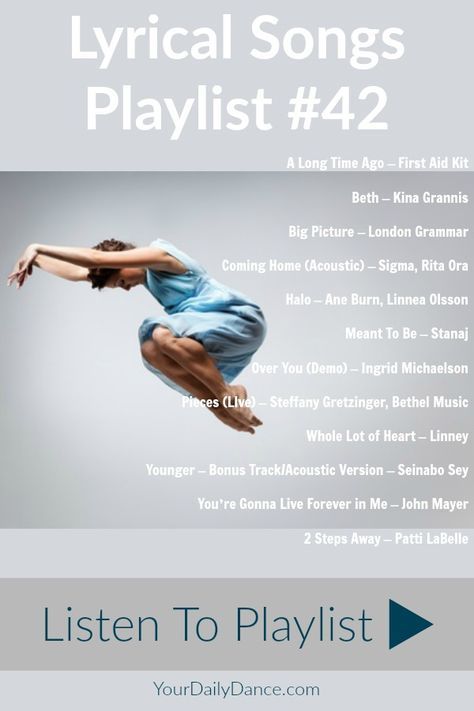 Best Songs For Lyrical Dance, Contemporary Dance Playlist, Lyrical Dance Songs Solo, Jazz Dance Competition Songs, Lyrical Duet Songs, Contemporary Dance Songs Playlists, Good Lyrical Dance Songs, Good Songs To Dance To, Lyrical Songs For Dancers