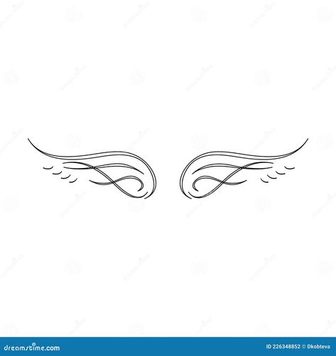 Angel Tattoo Minimalist Simple, Angel Wings Line Art, Fine Line Angel Wings Tattoo, Minimalist Angel Tattoo, Wings Line Art, Organ Diagram, Drawing Corner, Tattoo Printable, Fairy Wings Drawing