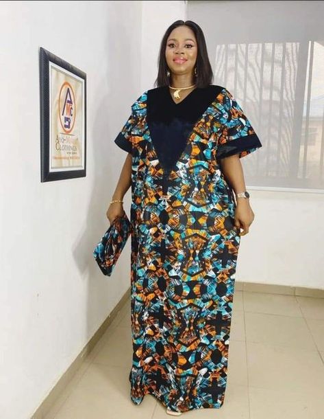 Bubu Ankara Butterfly Gown Styles - Gist94 Ankara Butterfly Gown, Butterfly Gown Styles, Ankara Agbada Styles For Women, Simple Ankara Gown Styles, Ankara Bubu Gown Styles, Latest Bubu Gown Style, Kampala Gown Styles For Ladies, Butterfly Gown, Latest Ankara Gown Styles