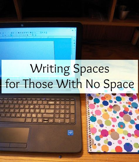 Writing Spaces for Those With No Space Writing Studio Workspaces, Writers Rooms Work Spaces, Novel Planning Notebook, Writing Space Ideas, Writing Space Inspiration, Writer's Office, Writer Life, Studio Workspace, Writing Studio