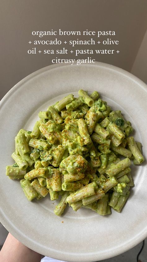 Dinner Aesthetic Recipes, Dinner With Avocado Easy, Easy Dinner Recipes With Avocado, Healthy Pasta Aesthetic, Everyday Lunch Ideas, Aesthetic Pasta Recipes, Heathy Pasta, Lunch Snack Plate, Avocado Meals