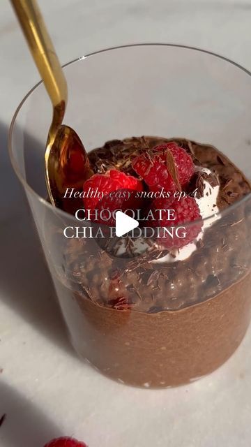 Healthy Ingredient Recipes 🥗 on Instagram: "Decadent chocolate chia pudding! 😍 Credit @choosingchia

FOLLOW, SAVE & SHARE! 📌
Get my FREE Recipe Book with 🔗 in my bio

It's irresistibly chocolatey, and my preferred way to enjoy it is by adding a dollop of yogurt, a sprinkle of chocolate shavings, and some fresh raspberries.

CHOCOLATE CHIA PUDDING

Ingredients:

1/4 cup chia seeds
1 cup light coconut milk
1/4 cup cocoa powder
Pinch of salt
1 tsp vanilla extract
1 tbsp maple syrup

Instructions:

In a bowl or jar, combine all the ingredients until well mixed. Keep stirring until the chia pudding begins to thicken slightly to avoid clumping.
Cover the chia seed mixture and refrigerate overnight or for a minimum of 3 hours to set.
Enjoy it on its own or customize it with your favorite topp Chia Seed Pudding Coconut Milk, Healthy Chocolate Recipes, Chocolate Chia Pudding, Chia Pudding Recipes, Fresh Raspberries, Chia Seed Pudding, Chocolate Shavings, Decadent Chocolate, Chia Pudding