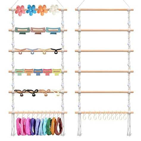 Claw Clip Hanger, Hair Clip Holder Diy Organizers, Crochet Claw Clip Holder, Diy Claw Clip Holder, Diy Claw Clip Organizer, Claw Clips Storage, Claw Clip Display, Hair Claw Clip Organizer, Claw Clip Storage