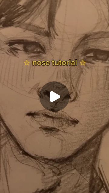 How To Draw Nose Front View, How Do You Draw Noses, Cute Nose Sketch, Roman Nose Drawing, How To Draw Noses Realistic, Nose Study Drawing, How To Draw Boy Nose, Nose Toturial Draw, How To Make Nose Sketch