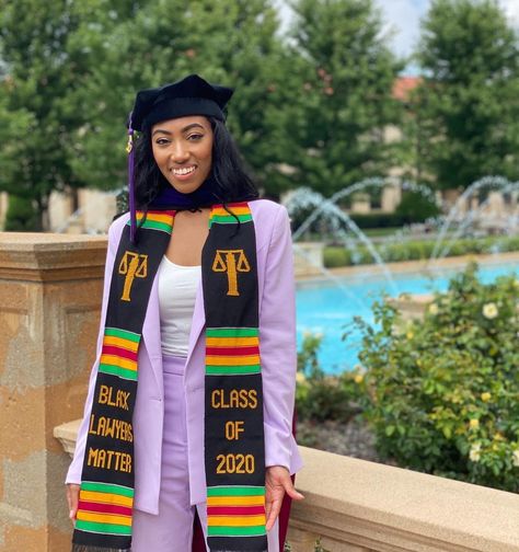 Arielle Brionne, Esq. 💞 on Instagram: “Still feels surreal to be a law school graduate and join the ranks of the less than 5% of Black attorneys in the legal profession 💜…” Black Attorney, Law School Inspiration, School Inspiration, Law School, Professions, Surrealism, Varsity Jacket, Academic Dress, Feelings