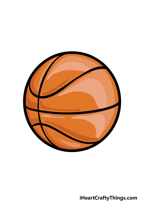 Cartoon Basketball Drawing - How To Draw A Cartoon Basketball Step By Step! Basketball Cute Drawing, Basketball Cartoon Drawing, How To Draw A Basketball, Basketball Icon Aesthetic, Basketball Drawings Easy, Basketball Ball Drawing, Basketball Art Draw, Playing Basketball Drawing, Basketball Animated