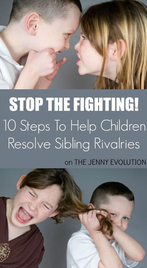 STOP the fighting! Sibling Rivalry Solutions in just 10 Steps via @jennyevolution #parenting Awesome Mom, Sibling Relationships, Mommy Time, Baby Doll Toys, Sibling Rivalry, Parenting Articles, Step Parenting, Better Parent, Parenting 101