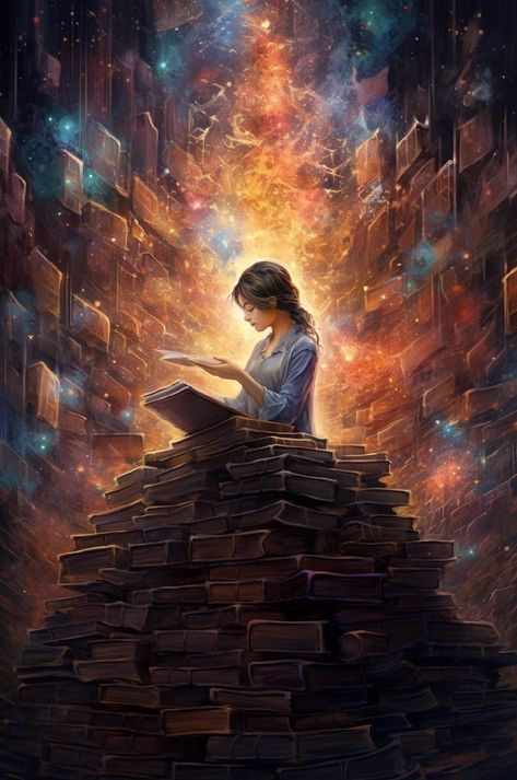 "Unlocking the Mysteries of Existence: Delving into the Akashic Records." Akashic Records Art, Literature Writing, Crystal Cave, Akashic Records, Cute Cartoon Images, Celestial Art, Fantasy Book, Fantasy Romance, Cartoon Images