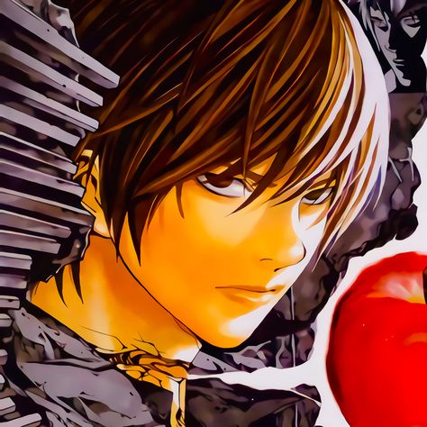 Light Yagami Pfp Manga, Light Yagami Manga Icon, Light Yagami Aesthetic, Light Yagami Pfp, Light Pfp, Light Yagami Icon, Light Yagami Manga, Light Manga, All My Friends Are Dead