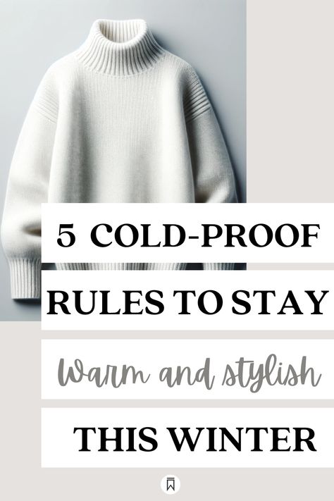 Beat the winter chill in style with these 5 essential cold-proof rules! Learn how to combine warmth and fashion for a stylish winter wardrobe. This post offers practical tips on selecting the right fabrics, layering effectively, and accessorizing to create chic, cozy outfits. Stay warm without compromising on style this winter season. Winter Style Fashion Tips Stay Warm Look Chic. https://importantenough.com/stay-warm-in-winter-and-look-stylish/ Hot To Cold Outfits, Essential Winter Wardrobe, Chic Cold Winter Outfits, Fall Fashion Cold Weather, Winter Wardrobe Essentials Cold Weather, Practical Winter Outfits For Women, Winter Outfits For Hot Weather, Cold Weather Fashion For Women, Chill Fashion Outfits