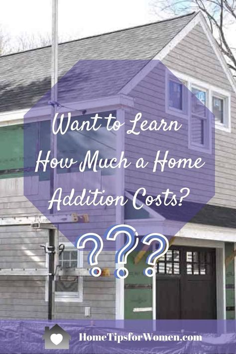 Deciding how much you to spend for an addition is hard. We show you how to research home addition costs & resale value to make your decision ... #renovation #homerenovation #homeaddition #homedesign #homeimprovement #building #construction Master Sweet Additions, Adding An Upstairs Addition, Building An Addition To House, Add On Room To House, Before And After Home Additions, Bedroom Additions To House Ideas, Second Floor Addition Before And After, Home Addition Before And After, House Additions Ideas