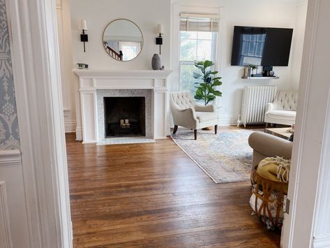 Yes, Refinishing Hardwood Floors Can Be A Weekend Project! — Our Old Place Sealing Wood, Diy Hardwood Floors, Hardwood Floor Refinishing, Refinish Wood Floors, Old Wood Floors, Floor Refinishing, Nice Person, Refinishing Hardwood Floors, Refinishing Floors