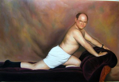 Seinfeld George Costanza Timeless Art of Seduction painting, 24x36", 100% money-back guarantee Seinfeld George, Happy Festivus, Annoying Friends, George Costanza, Jerry Seinfeld, Art Of Seduction, Seinfeld, Timeless Art, E Card