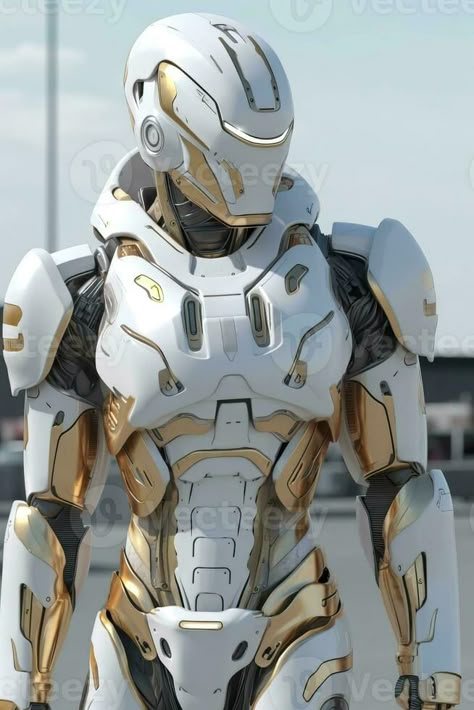 Futuristic Armor Sleek Metallic Advanced Technology for Combat Situations AI Generated Scifi Fantasy Outfit, Futuristic Shoulder Armor, Cool Armor Designs, Futuristic Armor Concept Art, Sci Fi Power Armor, Robotic Armor, Combat Outfit, Scifi Outfit, Scifi Armor