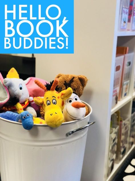 Book Bin Ideas Classroom, Primary Library Ideas, Library Center Preschool, Preschool Library Center Ideas, Library Center Ideas, Reading Center Ideas, Preschool Library Center, Library Essentials, Preschool Library