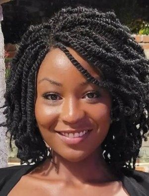 Latest short Ghana braids/bob hairstyles you will love. - Stylish Naija Braided Bob Hairstyles, Braids Bob Hairstyles, Passion Twist Hairstyles, Braided Bob, Short Bob Braids, Ghana Braid Styles, Braids And Twists, Braids Bob, Bob Braids Hairstyles