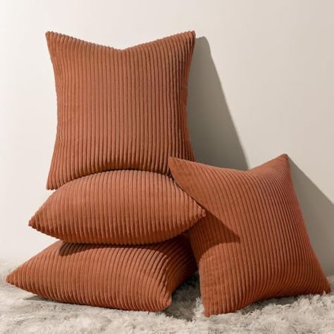 Earth Tone Pillows, Light Brown Pillows, Terracotta Throw Pillows, Earth Tone Home Decor, Rust Colored Pillows, Terracotta Home Decor, Terracotta Home, Rust Throw Pillows, Modern Cushions