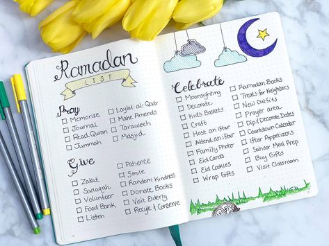 Ramadan Bullet Journal Checklist  Eid Bucket List #ramadan #eid #Ramadanchecklist Last Ramadan, Ramadan Checklist, Journal Checklist, Ramadan Printables, Ramadan Tips, About Ramadan, Islam Ramadan, Ramadan Kids, To Do Planner