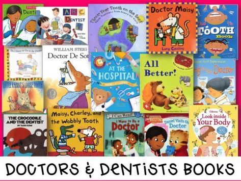 16 Colorful picture books about Doctors & Dentists that will explore children’s curiosity about these awesome community helpers. Doctor Books For Toddlers, Doctor Bag Craft, Doctor Books, Community Helpers Crafts, Community Helpers Theme, Dr Book, Loose Tooth, Nursing Books, Halloween Preschool