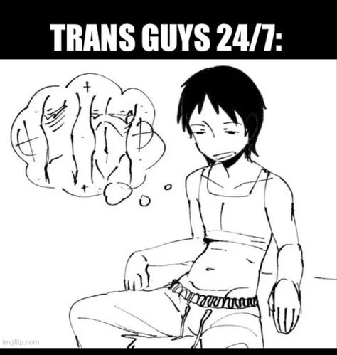 Trans Guy Drawing, Transmasc Drawing, Ftm Drawings, Trans Guy Art, Trans Drawings Ftm, Trans Drawings, Transgender Drawing, Inappropriate Drawing, Trans Drawing